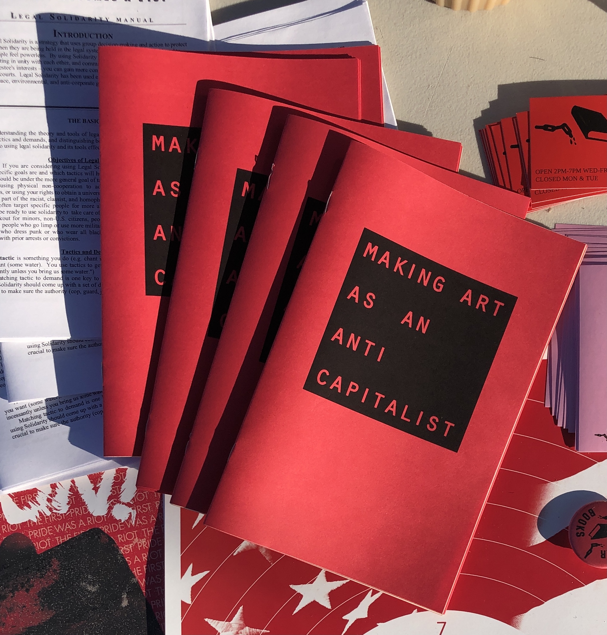  making art as an anti capitalist zine earth liberation studio